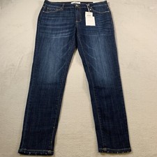 Kancan Jeans Womens Plus XL Beth Super Skinny Dark High Rise Designer 36x29 NEW