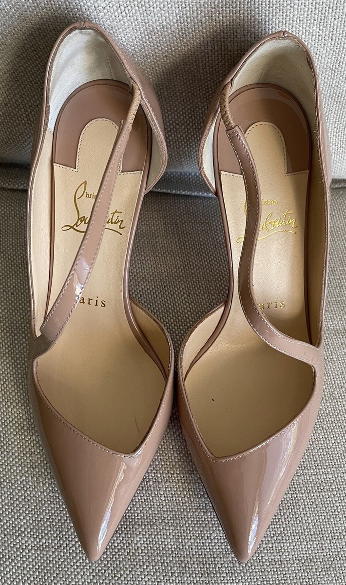 靴 Christian Louboutin Nude Patent Highheel s-l400.jpg