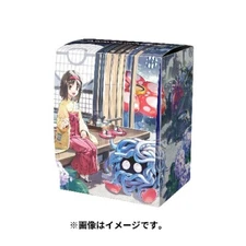 Pokemon Center Japan Card Game Deck Case Box Scarlet Violet Erika's Holiday