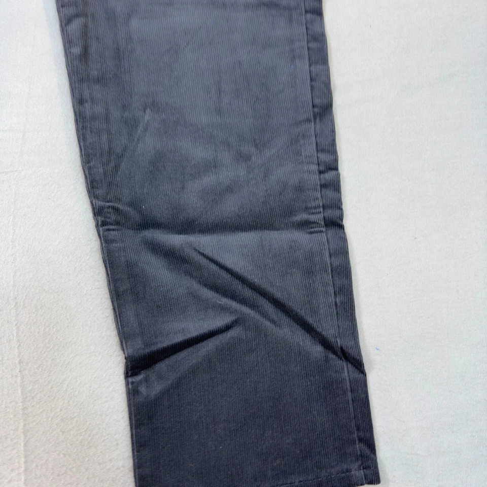 Pantalones de pana vintage Sears 16 altos para mujer gris EE. UU. cintura alta discoteca occidental Foto 2 de 4