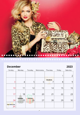 KATE UPTON 2023 Wall Calendar | eBay