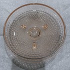 Pink Depression Glass Hobnail Bowl with Feet. 6-1/4” diameter  — photo 1