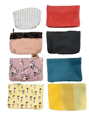 IPSY bag lot of 8 IPSY Cosmetic  Makeup Bags Beauty Pouches EMPTY