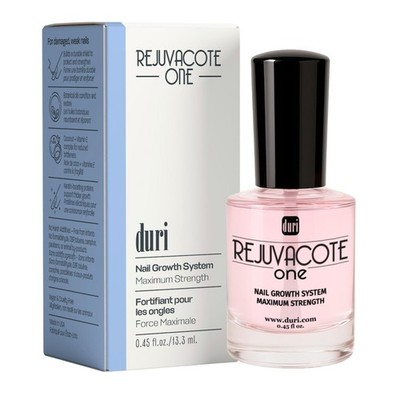 Rejuvacote 1 Original Maximum Strength Nail Growth System Base and Top Coat -...