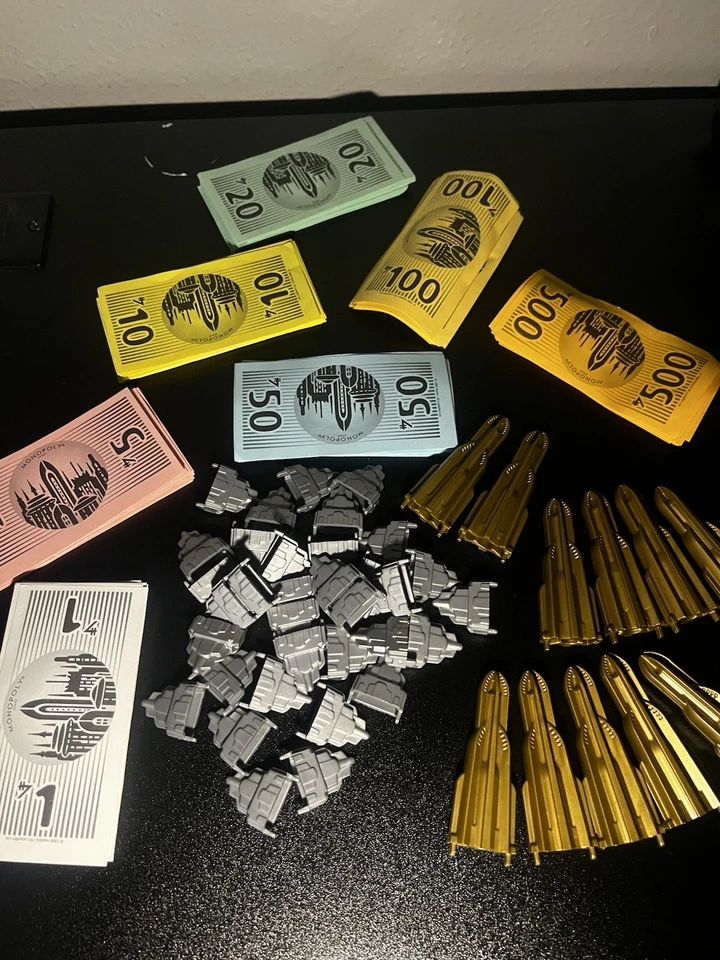 Monopoly Star Wars Episode 1 Collector Edition Pieces Not Full Game  - Image 2 of 4