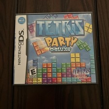 Nintendo DS Tetris Party Deluxe Cart / Case / Instruction Booklet / Inserts