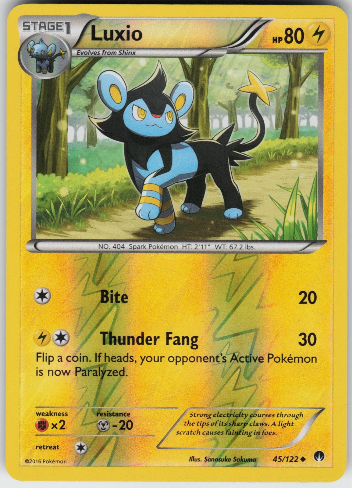 Luxio 45/122 Breakpoint Reverse Holo