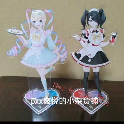 2Pcs/set Needy Girl Overdose Rain Ame-Chan Swing Acrylic Figure Stand Model 15cm