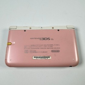 Nintendo 3DS LL XL Pink White Console Japan Region w/ Stylus + XYAB Charger