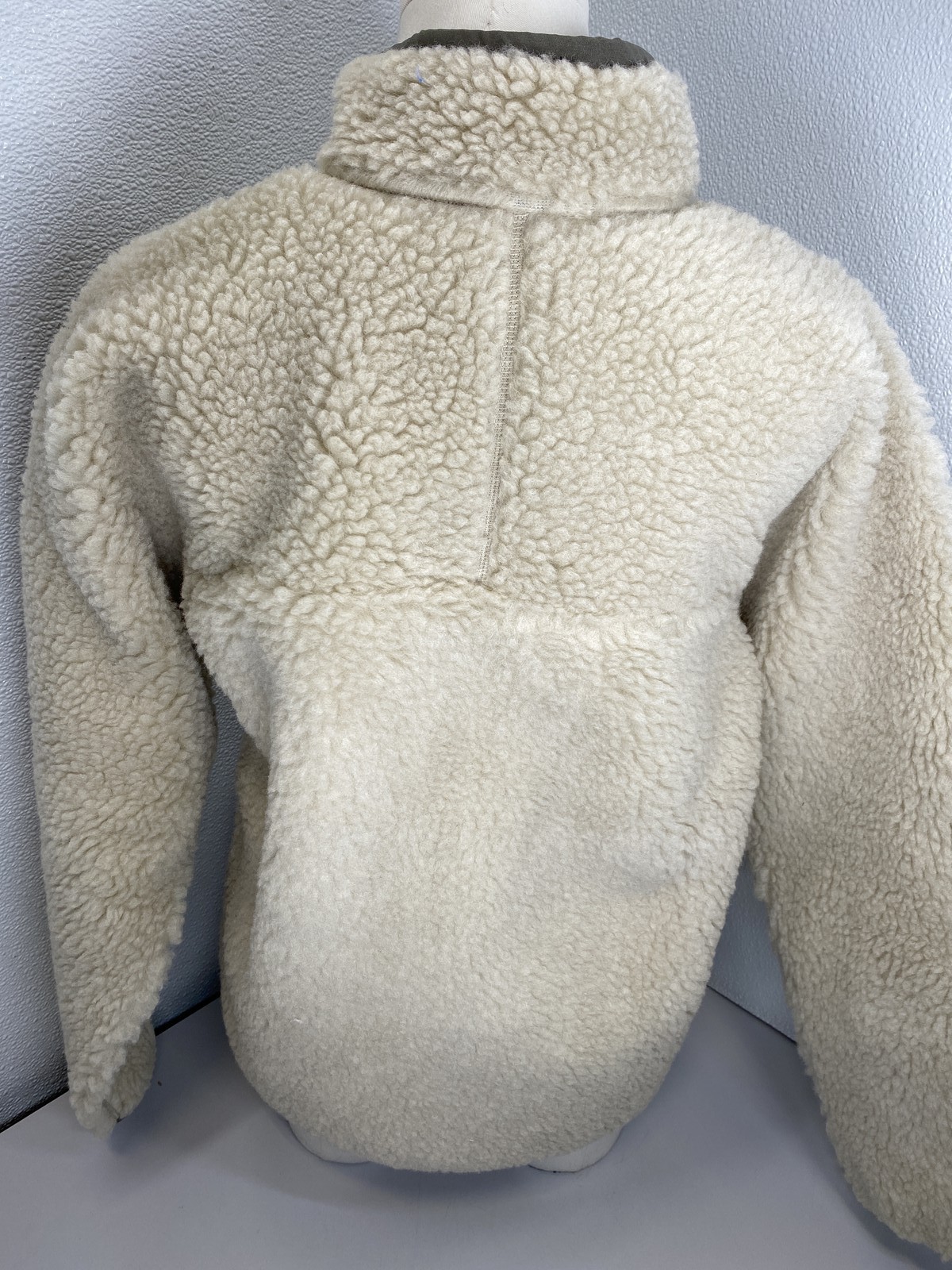 Patagonia Unisex Jacket Beige Size M S/W M Natural Blend Retro Full Zip Cardigan thumbnail 3