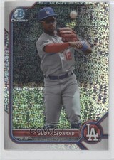 2022 Bowman Chrome Prospects Speckle Refractor /299 Eddys Leonard #BCP-229 0h29