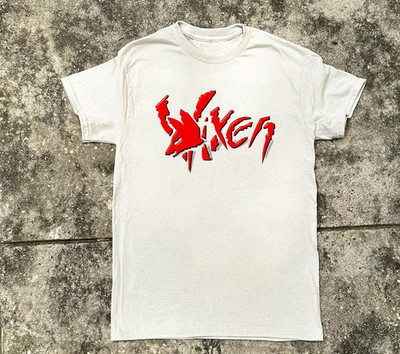 Vixen Band Logo White Cotton Shirt Full size S-5XL HN710