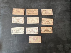 10 Philippines APAYAO ten centavos notes emergency currency WWII