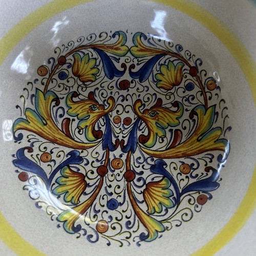 Meridana Ceramiche Italian Raffaelesco Colorful 6" Ice Cream Bowl - Picture 5 of 6