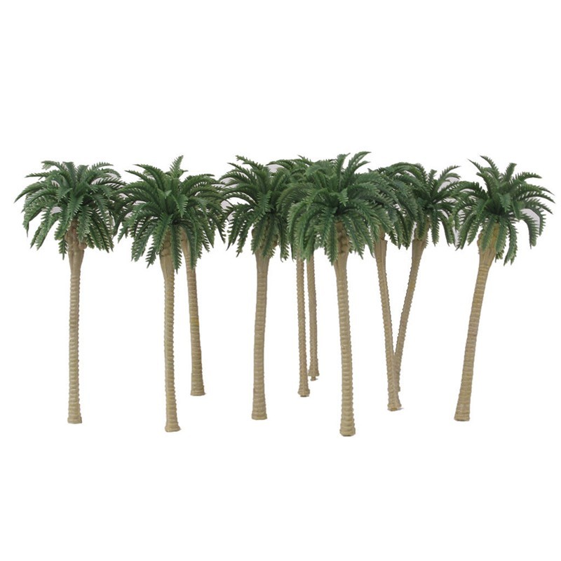 Mini Model Trees Miniature Decoration Coconut Palm DIY 1:150 7CM Useful