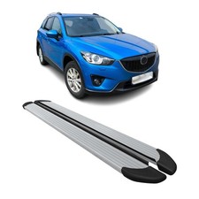 Mazda Side Steps Running Boards Side Step Nerf Bars for Mazda CX-5 2013-2016 Silver 2Pcs
