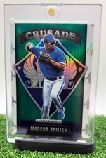 2022 Panini Chronicles Marcus Semien #24 Crusade Green /75 Blue Jays