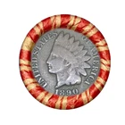 Vintage 1890 Indian Head Penny 1916 Wheat Small Cent Ends Roll Estate