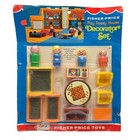 Vintage Fisher-Price Play Family House Little People Decorator Set 729 SEALED