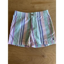 NWT Polo Ralph Lauren Boys 4T Pastel Stripe Cotton Prep Shorts Watch Hill Multi
