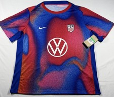 NWT Nike USMNT USA Soccer Pro Pre-Match Short Sleeve Mens Size XL FJ2734-101
