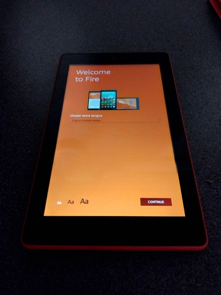 Amazon Fire 7 Tablet - 7th Generation - Red - Image 4 of 4
