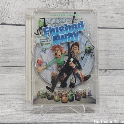 Flushed Away (DVD, 2007, Widescreen) Fun Bonus Features!