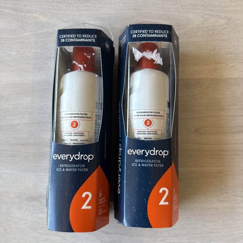 Set of 2 EveryDrop Icе аnd Ԝаtеr Rеfrigеrаtоr Filtеr 2 ΕDR2RXD1 Whirlpool Maytag - 第 1/6 張圖片