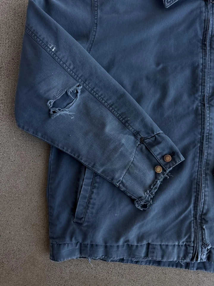 Chaqueta De Colección Mossimo Detroit Para Hombre L Y2K Ropa de Trabajo Desgastada Desteñida Foto 3 de 4