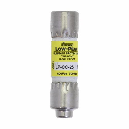 Eaton LP-CC-25 25A 600VAC/300VDC Low-Peak Class CC Time-Delay Fuse
