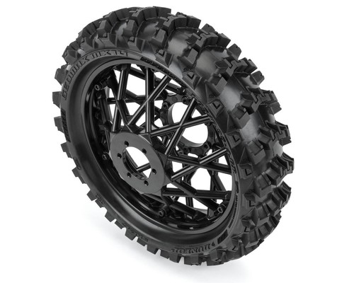 Pro-Line 1/4 Dunlop Geomax MX14 V2 Bead Motocross Pre-Mounted Rear Tire (Black) - Picture 5 of 10