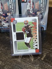 Panini Donruss Shedeur Sanders Rookie Phenom Card #RPJ-SSS Browns 2025