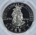 1989-S Congress Commemorative Half Dollar PR69 DCAM PCGS *9025 — photo 3
