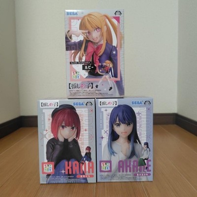 Oshi no Ko Chocose Premium Figure Set of 3 Ruby Kana Akane SEGA