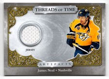 2020-21 Upper Deck Artifacts Threads of Time James Neal Jersey Nashville