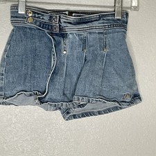 Guess Big Girls' denim skort in a light blue wash Size 6