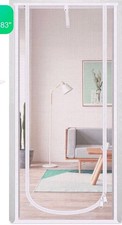Reinforced Cat Screen Door, 38X83  Heavy Duty Pets Proof 38  X83  , White