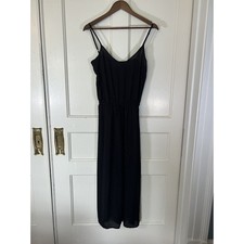 Show Me Your Mumu Jumpsuit Womens Size Medium Black Cropped Spaghetti Strap