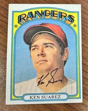 Signed Ken Suarez 1972 Topps #483