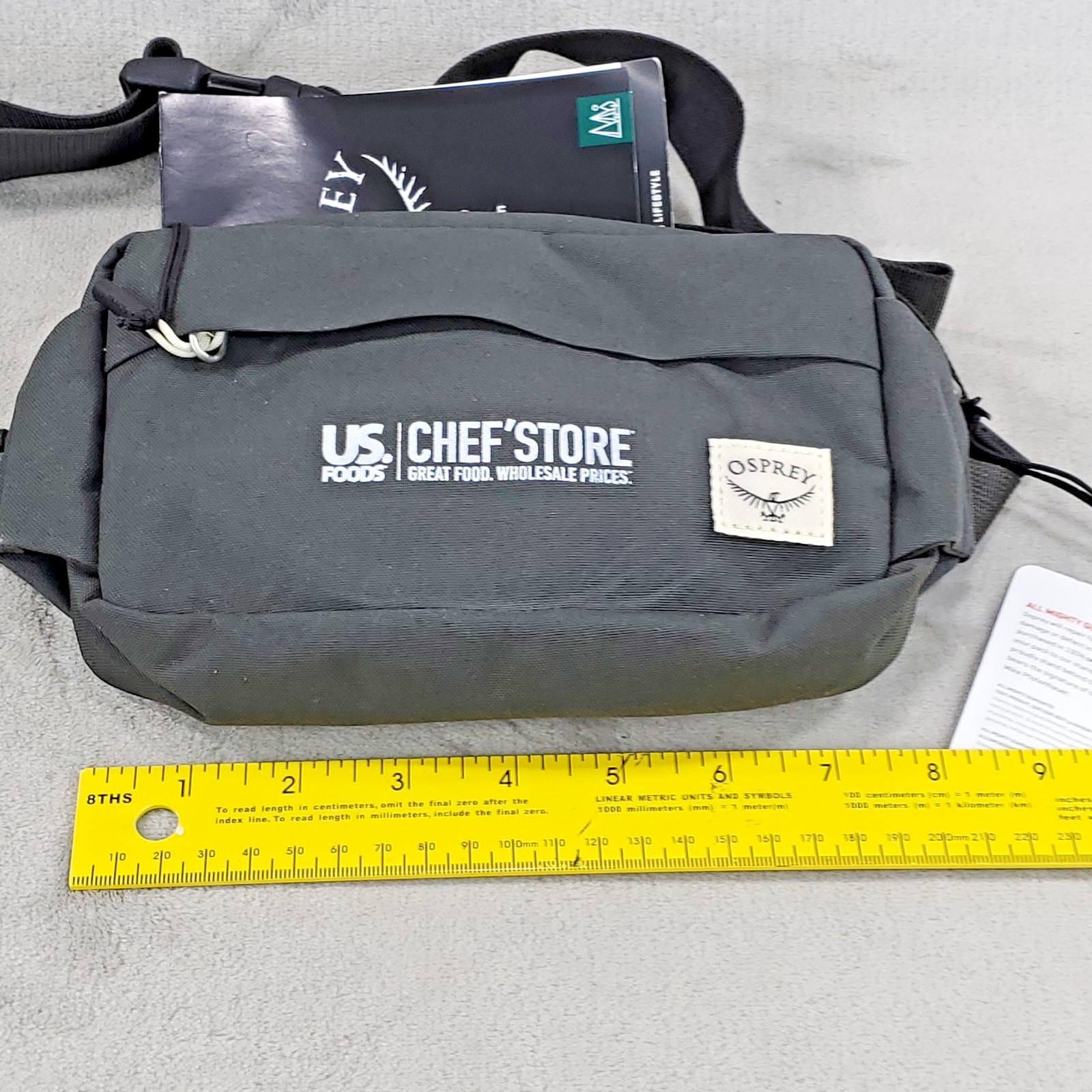 Osprey Arcane Everyday Waist Pack Fanny Pack Stonewash Black Corporate NWT image 9