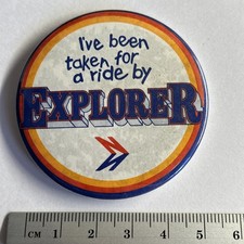 Collectible Pin Badge National Express Explorer bus coach interest