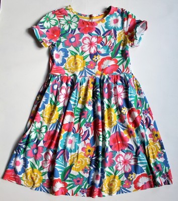 Kleid von Mini Boden Gr. 146 152 (11-12 Jahre) Blumen