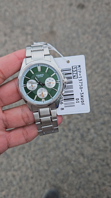 Casio MTP-1375D-3AVDF Men's Watch Green Dial Multifunction