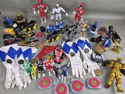 Vintage Bandai Saban 93-95 MIGHTY MORPHIN POWER RANGERS Toy Lot Action Figures
