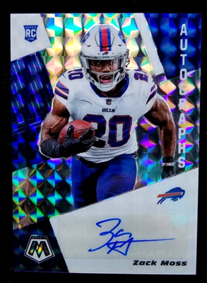 2020 Mosaic Zack Moss Rookie Auto RC Mosaic Prizm Rookie #RA31 Bills