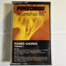 Power Cords Volume 1- Cassette Tape Anthrax other Various Artists- 1987 Atlantic