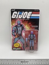 Snake Eyes Red Glow G.I. Joe Super7 ReAction  Action Figure