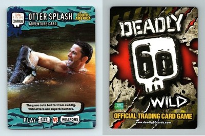 Otter Splash #110/161 Deadly 60 Wild 2008 Common TCG Card