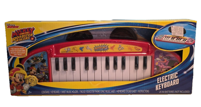 鍵盤楽器 mickeyS Disney JR. Mickey and the Roadsters Racers Electric Keyboard Brand