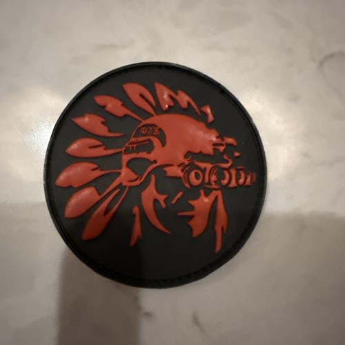ONE7SIX PVC  REDMAN Red Man TEAM PATCH ONE 7 SIX FORWARD OBSERVATIONS WRMFZY